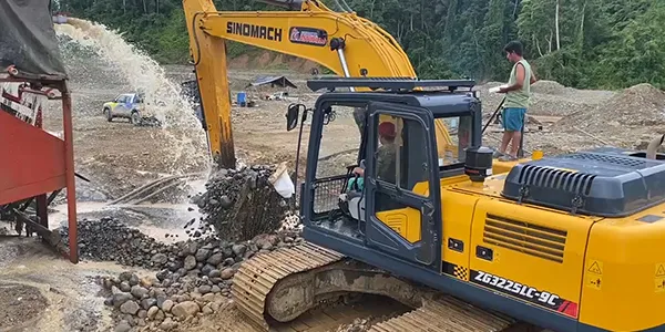 Гусеничный экскаватор ZG220