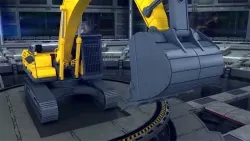 3D-анимация работы гусеничного экскаватора ZG380