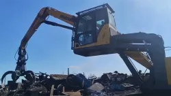 Экскаватор с грейферным захватом ZG210H