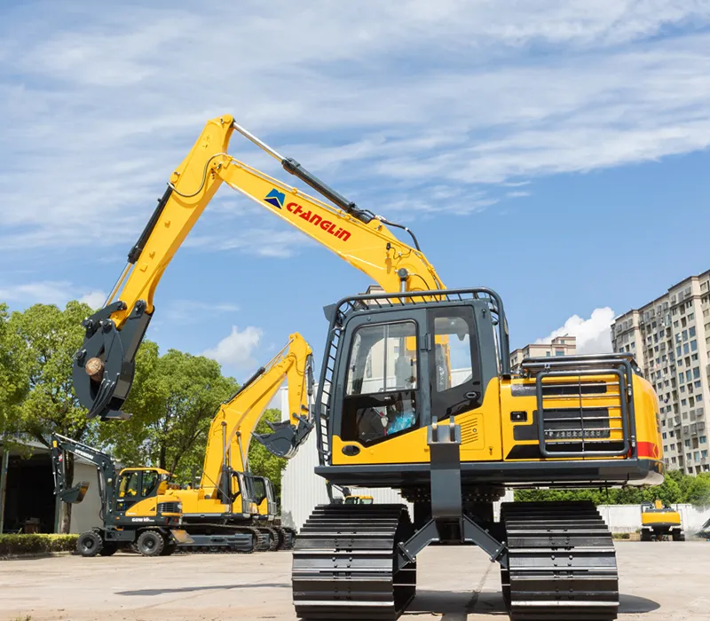 Экскаватор с лесозахватом ZG135CF